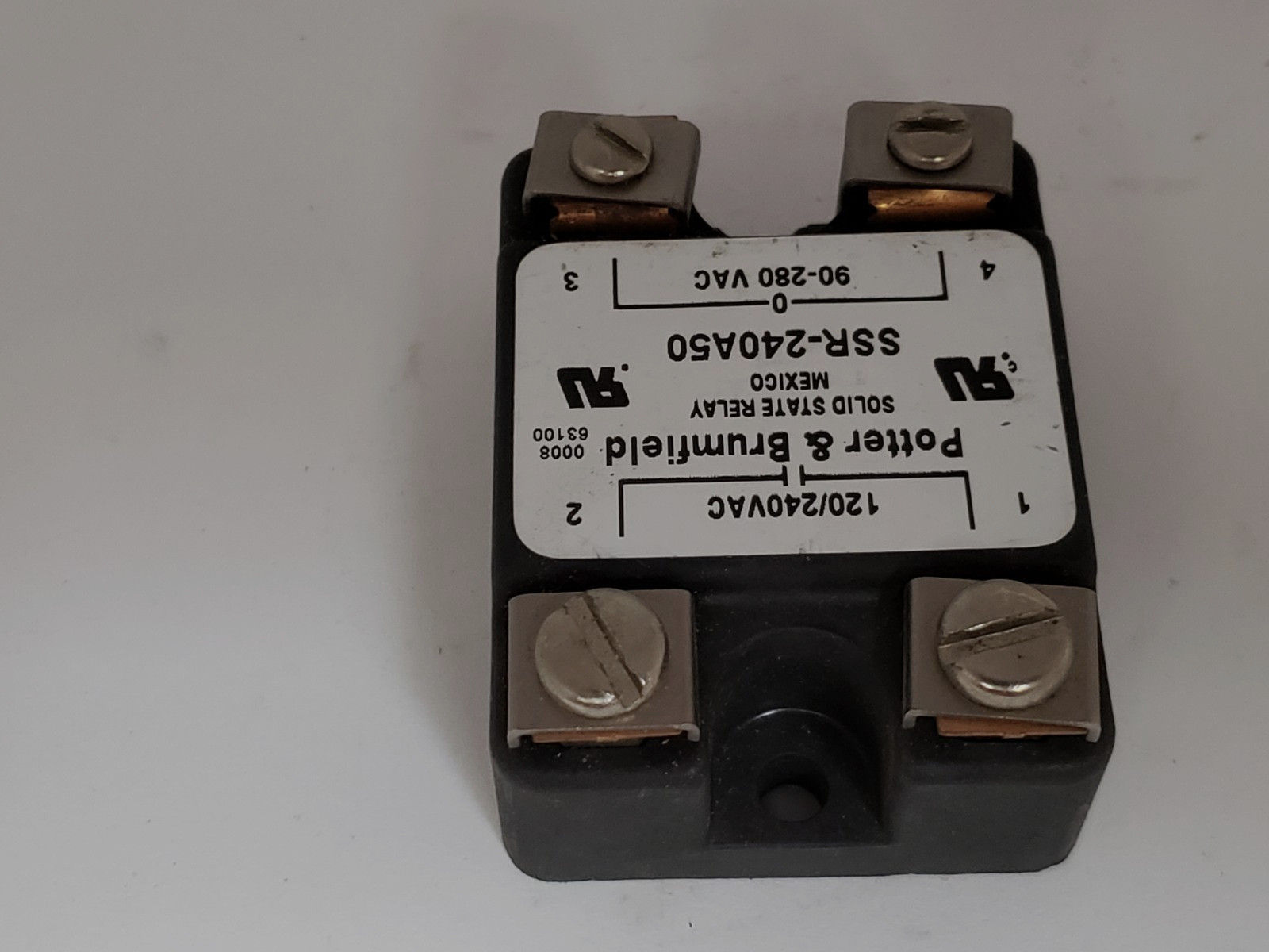 POTTER & BRUMFIELD SSR-240A50 SOLID STATE RELAY 120/240VAC