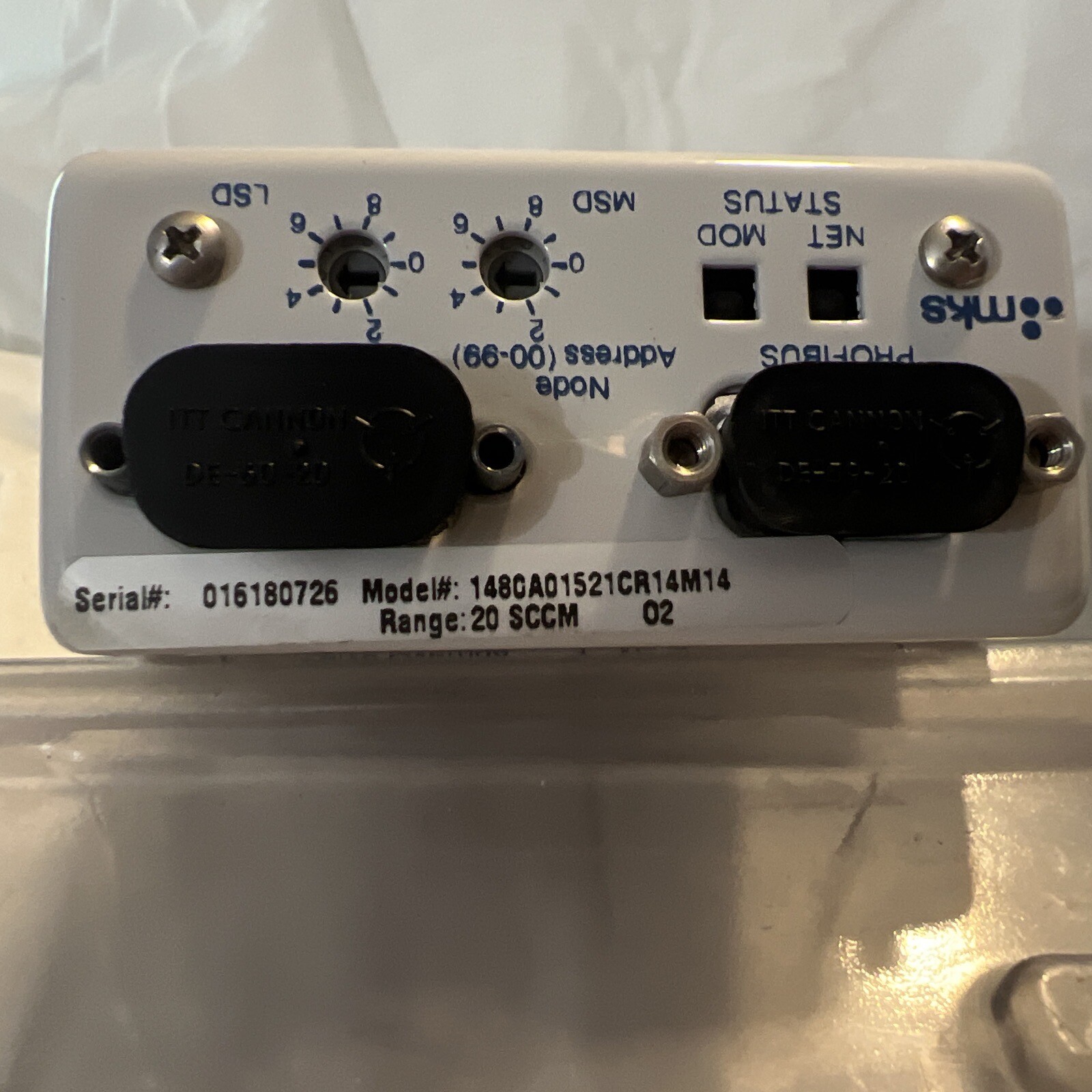 MK ALTA Digital Mass Flow Controller 1480A01521CR14M14