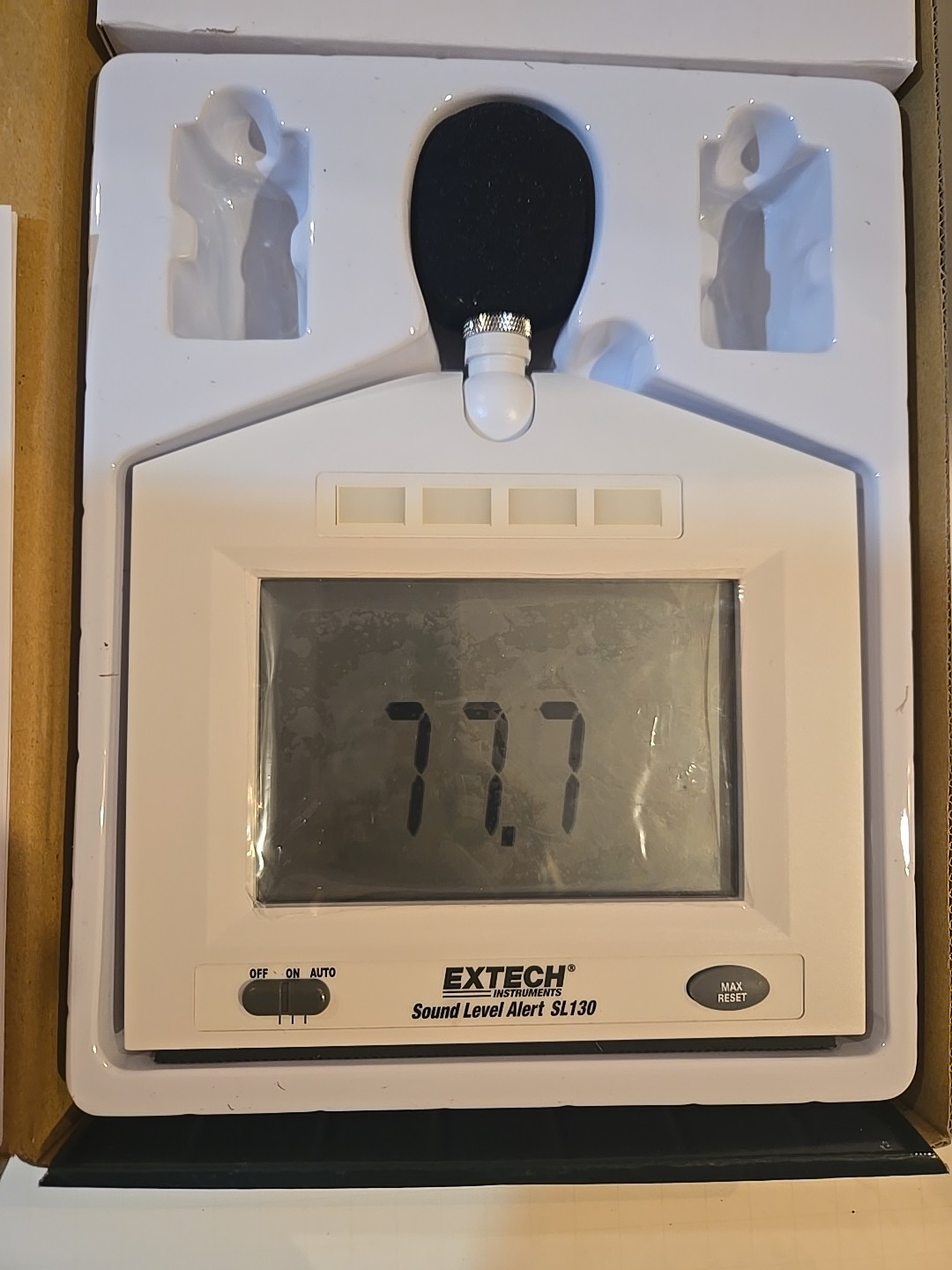 Extech SL130W – Sound for Level for Alert with Alarm White