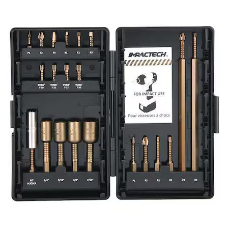 Vega P21-1Db 21 Piece Screwdriver Bit Set, 1/4″