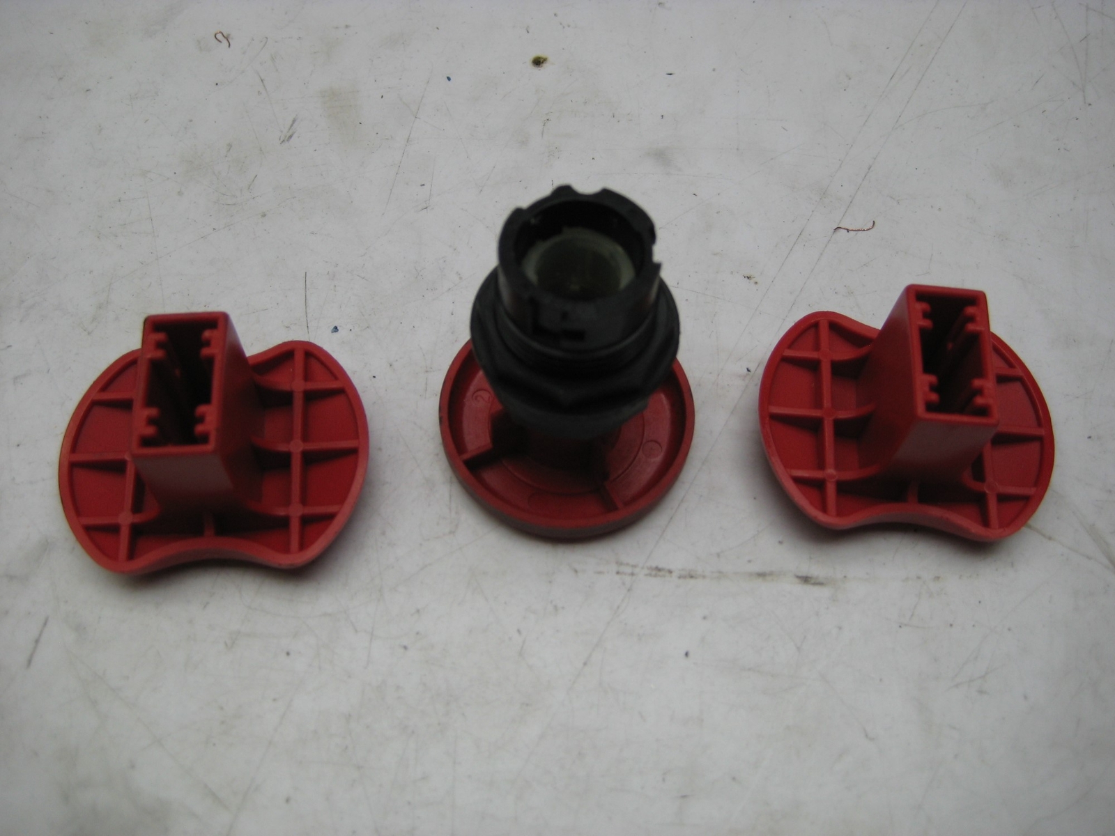 INDUSTRIAL SPARE PUSHBUTTON KNOB LOT OF 3 NSNP