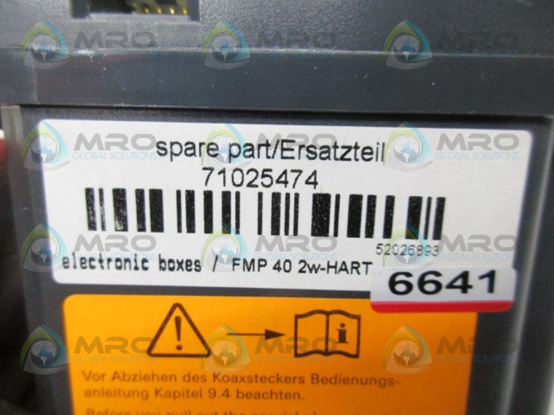 ENDRESS & HAUSER 71025474 REPLACEMENT HF MODULE NSNP IN BAG