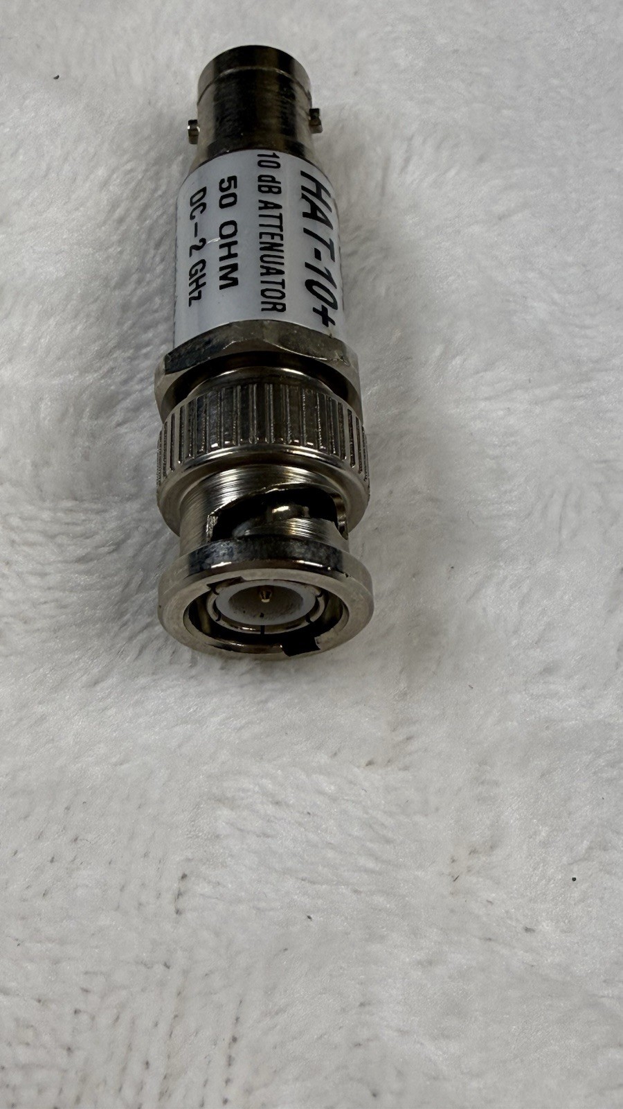 Mini-Circuits HAT-10+ 10dB Attenuator 50 Ohm DC-2GHz BNC RF Test Lab