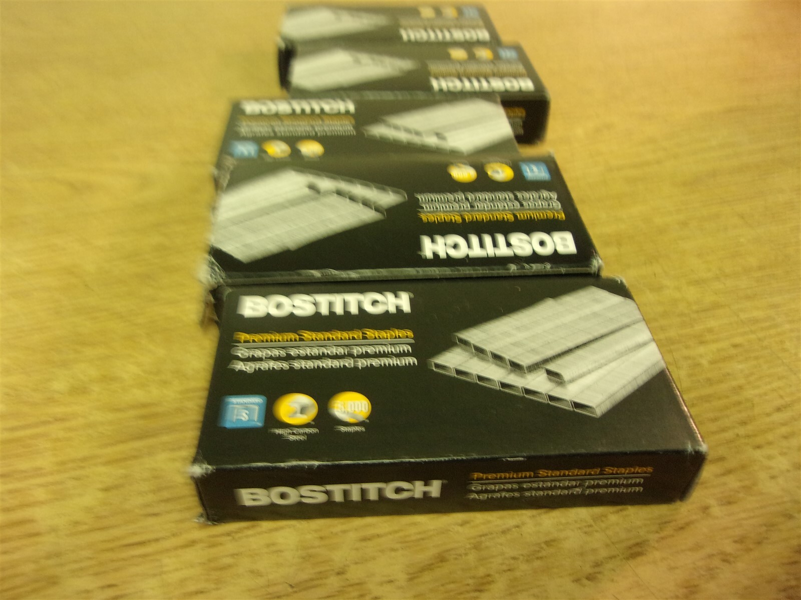 Bostitch SBS191/4CP-C Lot of 5 Boxes Premium Standard Staples 25000 total