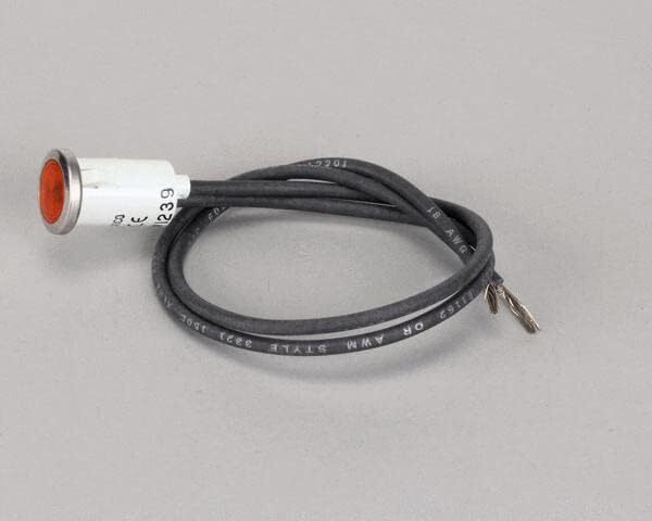 SIGNAL LIGHT 250V 1/2 AMBER P1167A for Bakers Pride BKPP1167A