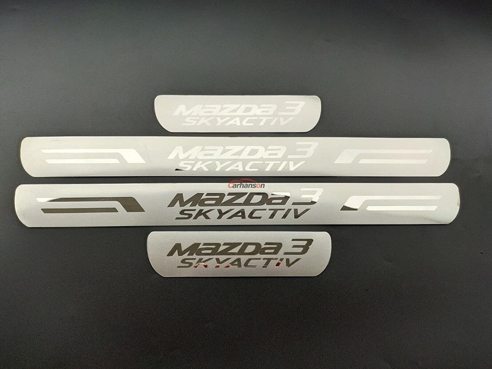 GZBFTDH Door Sill Protector for Mazda 3, 2008-2022, 4pcs Set, Stainless Steel…