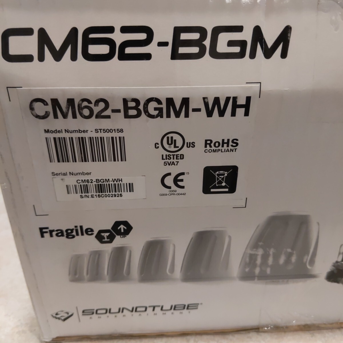 SoundTube CM62-BGM White 6.5″ Woofer In-Ceiling Speaker NEW