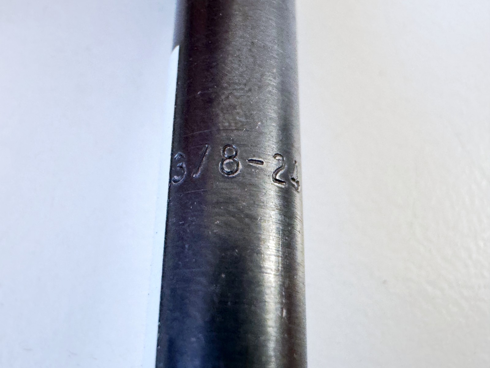 3/8-24 UNF Thread Insert Hand Installation Tool Mandrel Helicoil