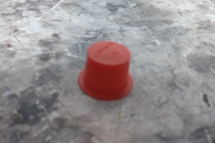 Caplugs T-7X 035701HB 5000 Pk 0.84 In Overall Diameter Red Tapered Cap/Plug