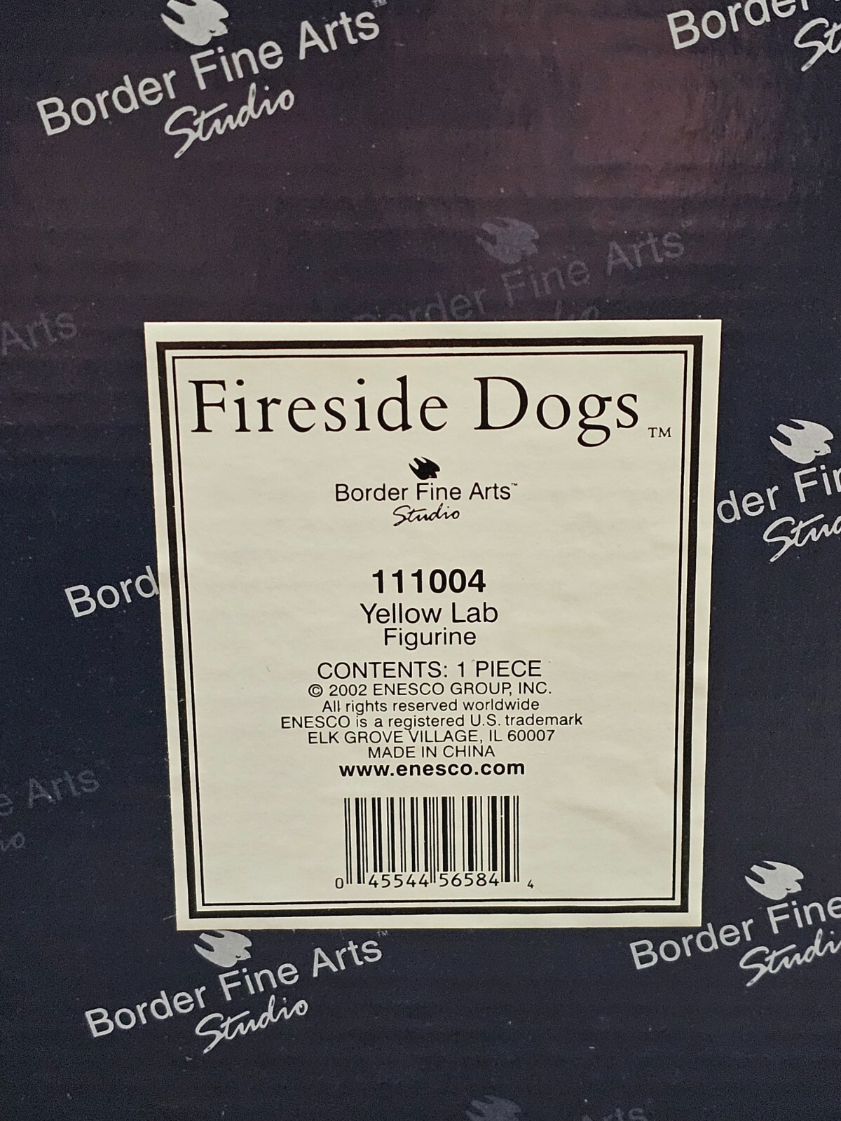 Border Fine Arts – Fireside Dogs 111004 Yellow Lab Figurine Labrador Retriever