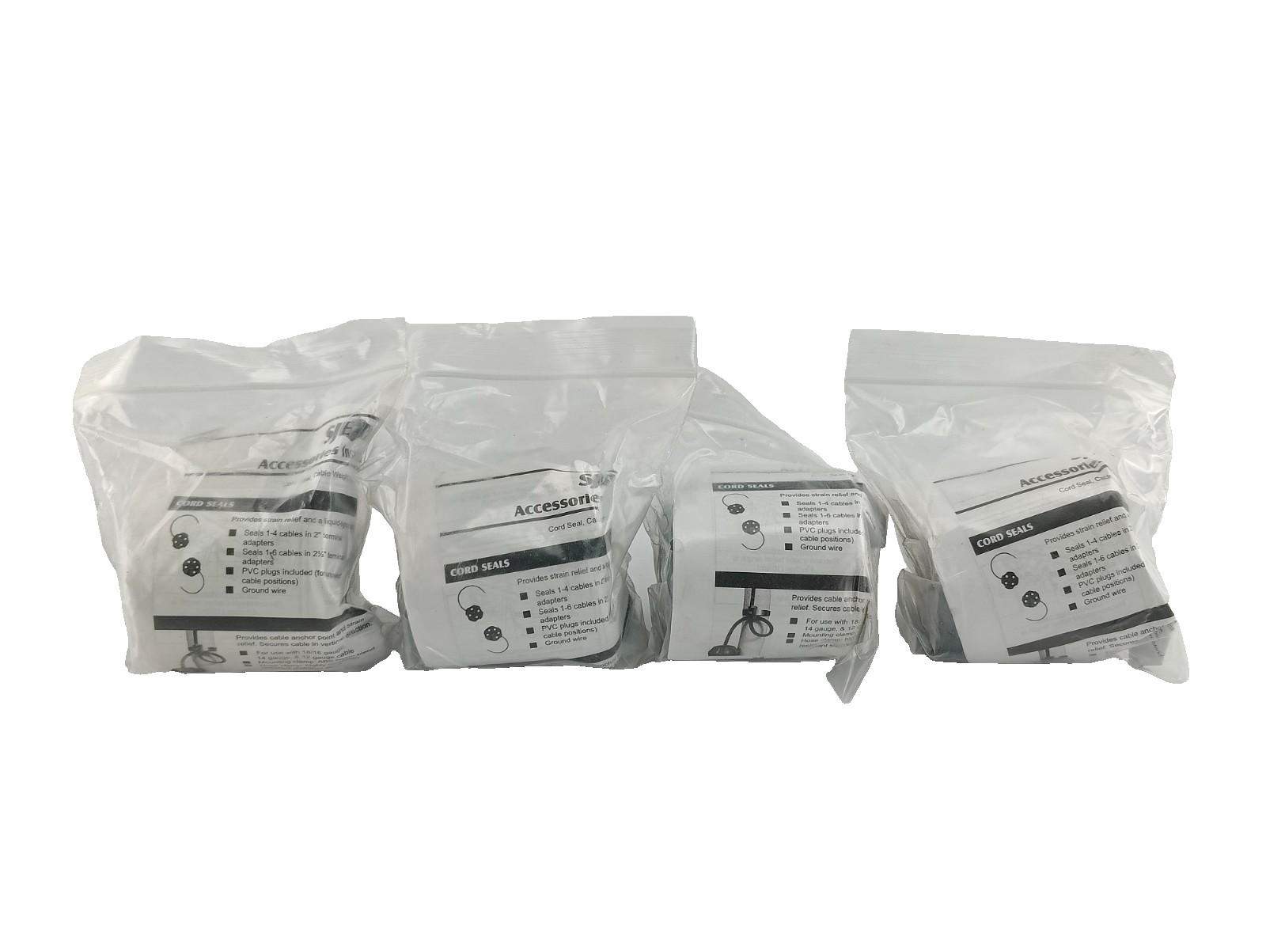 LOT OF 4 Sje-Rhombus Cable Weight, PVC Cable Weight Sje-Rhombus Cable Weight NEW