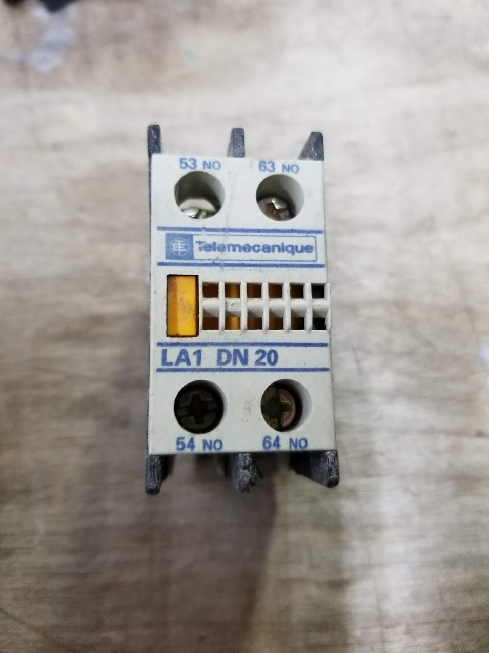 LOT OF 3 TELEMANIQUE LA1DN20 AUXILIARY CONTACT BLOCKS W62