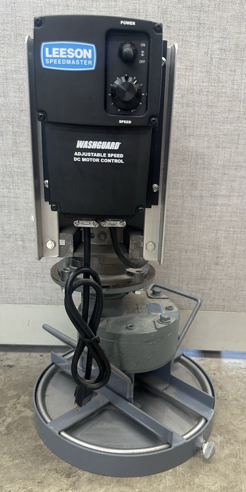 Five Gallon Ring Mount Mixer, Leeson, IPTS, RPQ1, Baldor Reliance Industrial