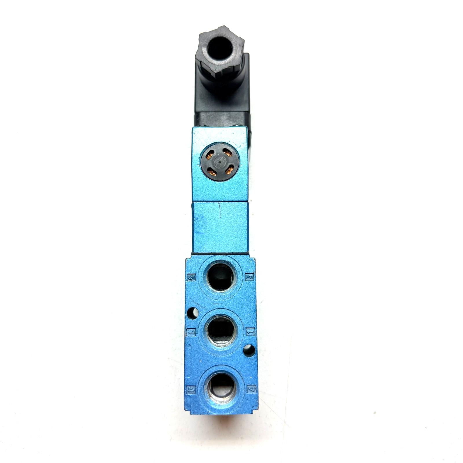 MAC 24V 4-WAY 2P 1/4″ DOUBLE SOLENOID VALVE 821C-PM-591JJ-152