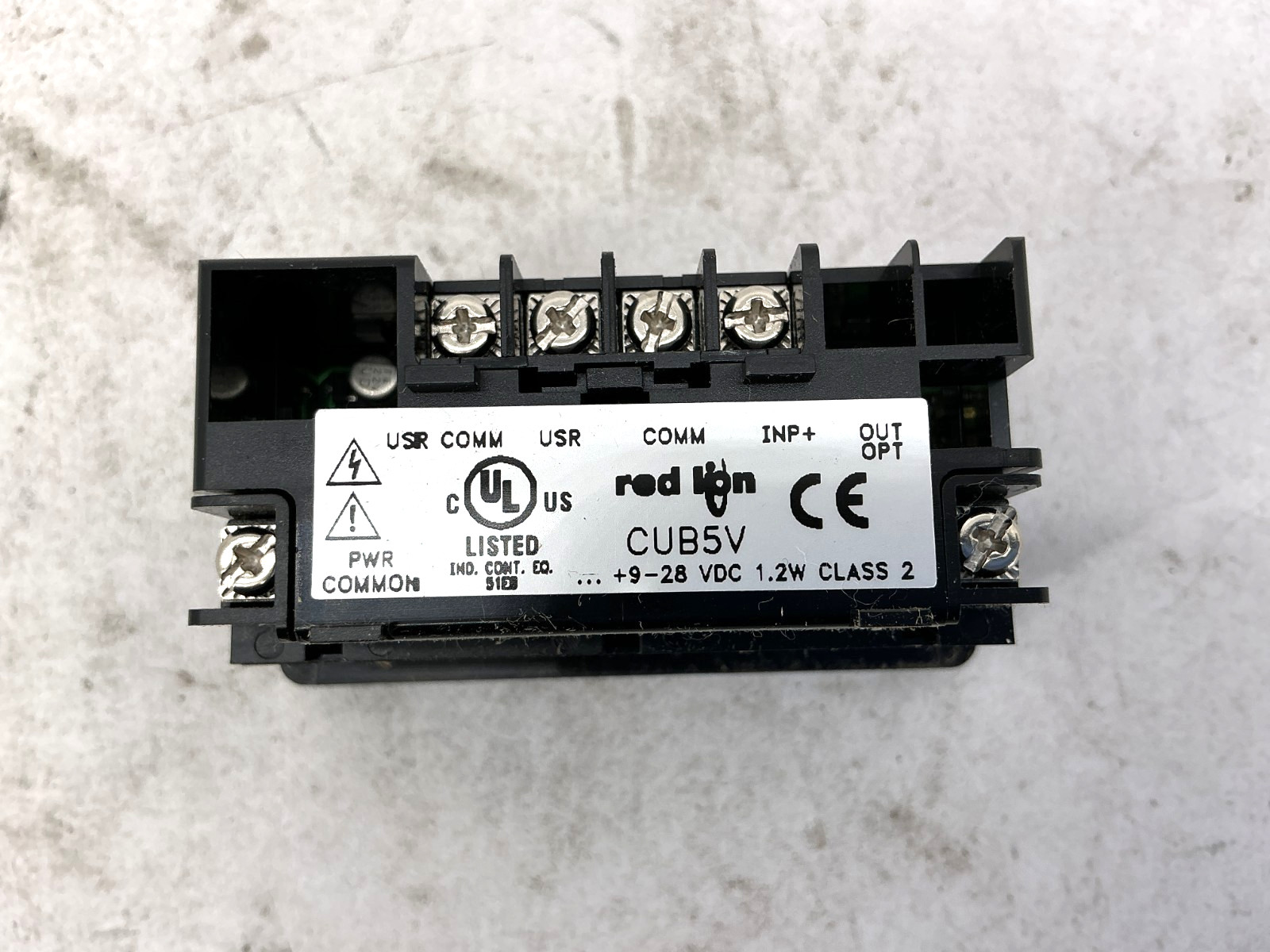 New Red Lion Controls CUB5VB00 Ser CUB5V Voltage Meter 1.2W 9-28VDC