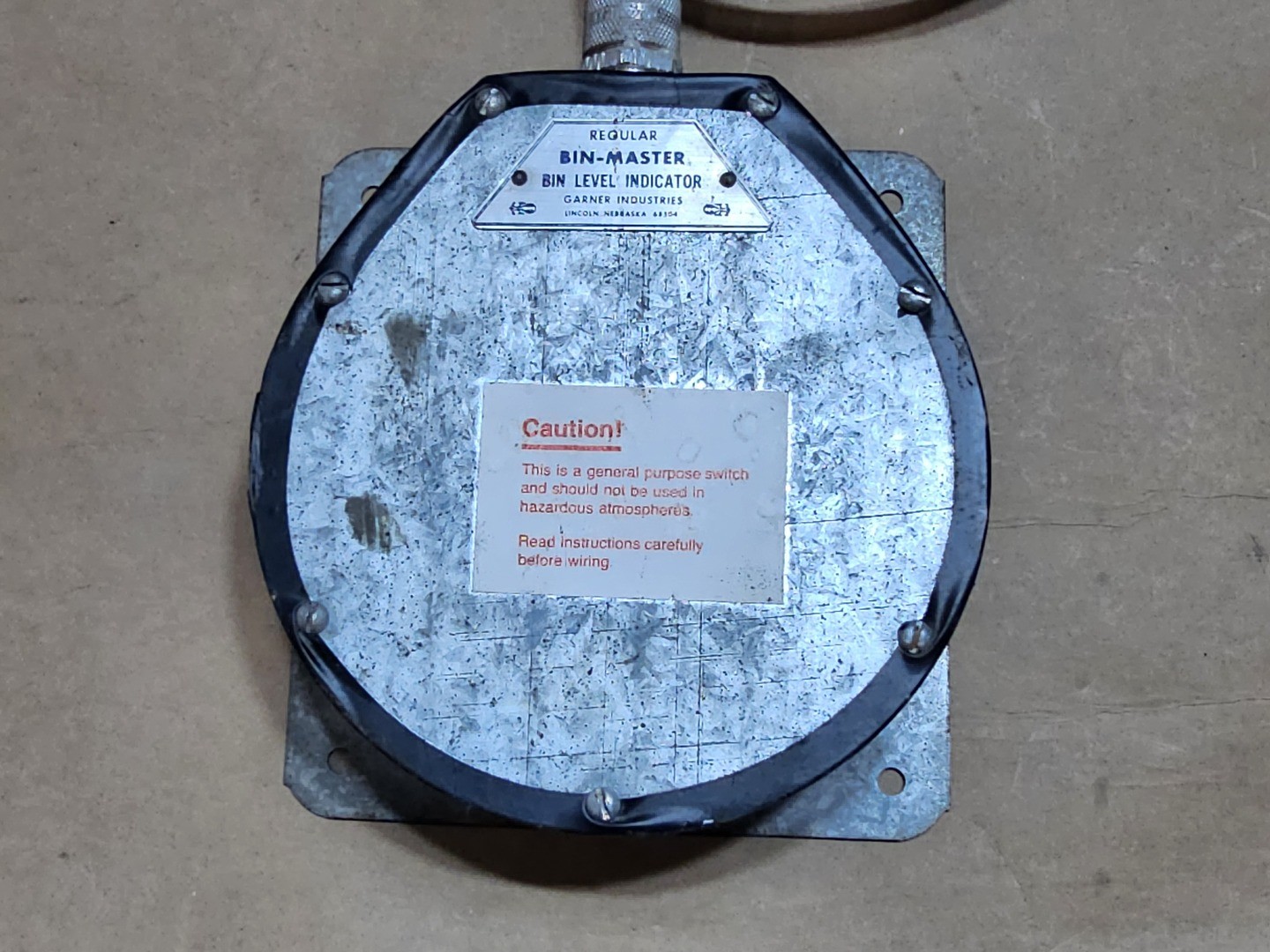 Garner Industries Bin-Master Bin Level Indicator – Electrical