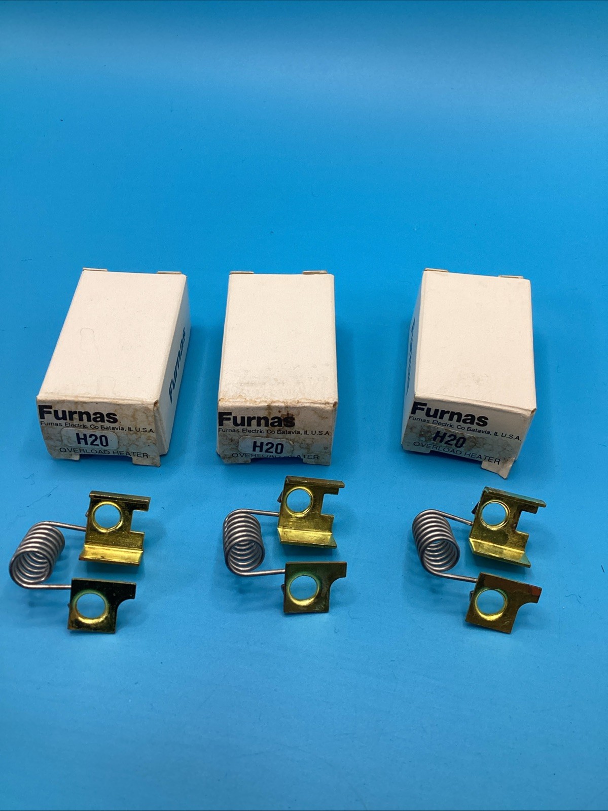 FURNAS OVERLOAD HEATER H20 (Set Of 3) NOB SHIPS FREE