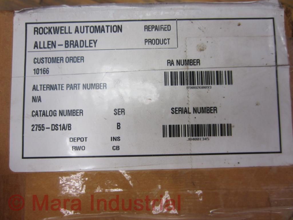 Allen Bradley 2755-DS1A Barcode Decoder