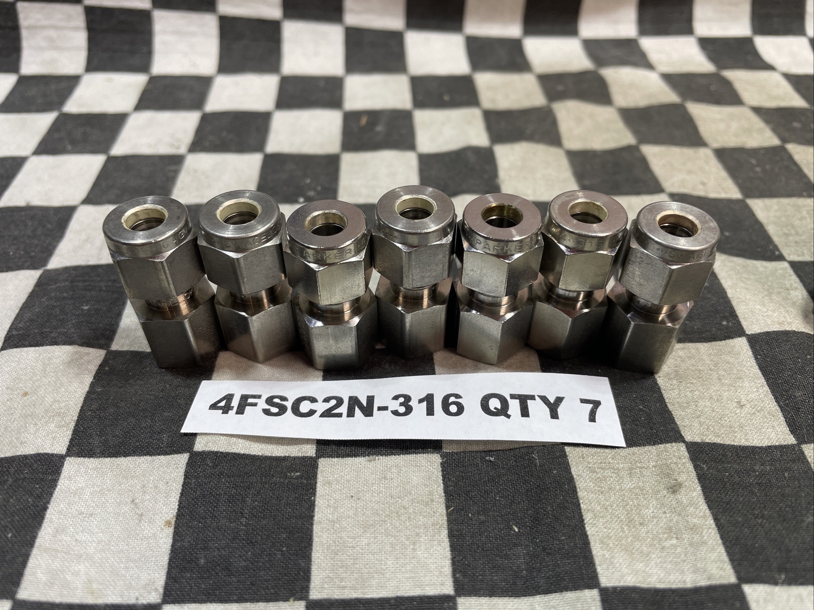 PARKER 4FSC2N-316, 4FSC4N-316, 4FSC6N-316, 4FSC8N-316, LOT OF 13#1639F28