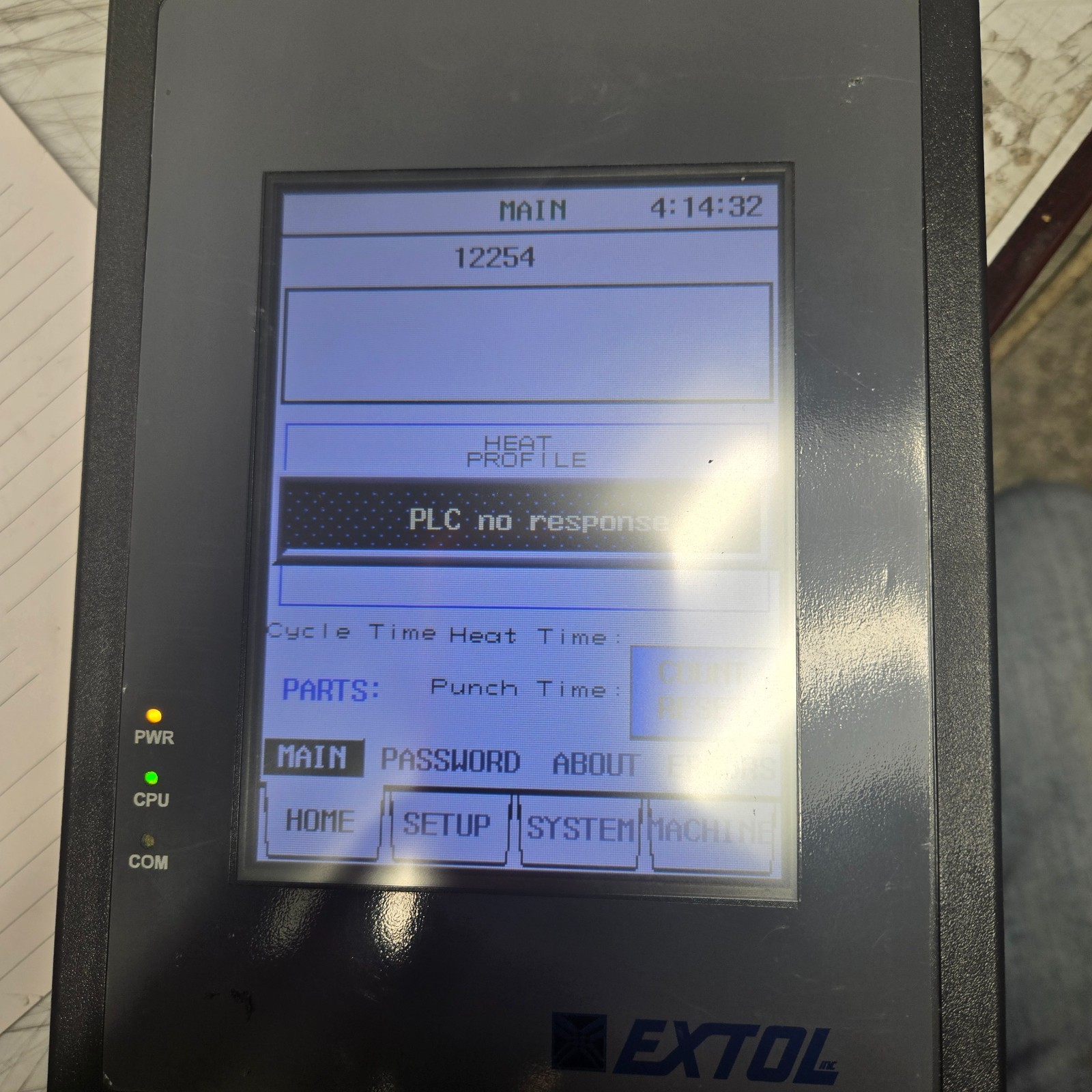 MAPLE SYSTEMS / EXTOL HMI520T USED TOUCH SCREEN OPERATOR PANEL HMI520T