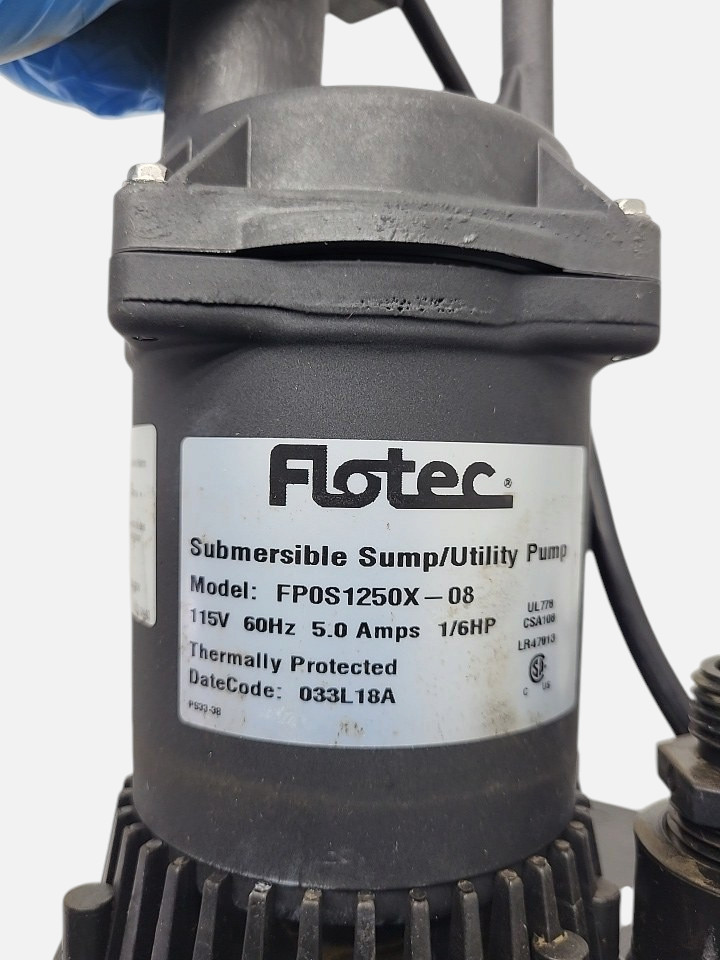 FLOTEC FP0S1250X UTILITY PUMP 1/6HP, 1200GAL