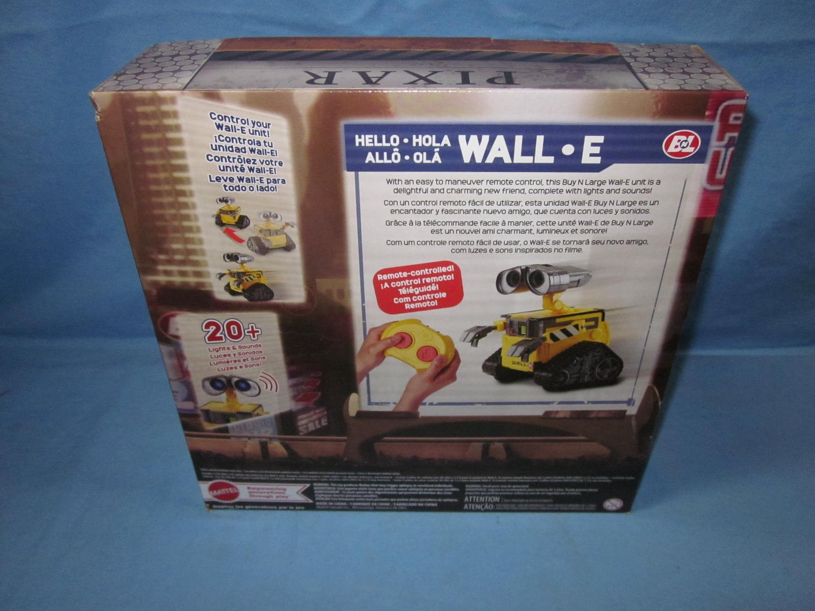 Mattel Disney Pixar WALL-E Remote Control Robot Toy 8.5″