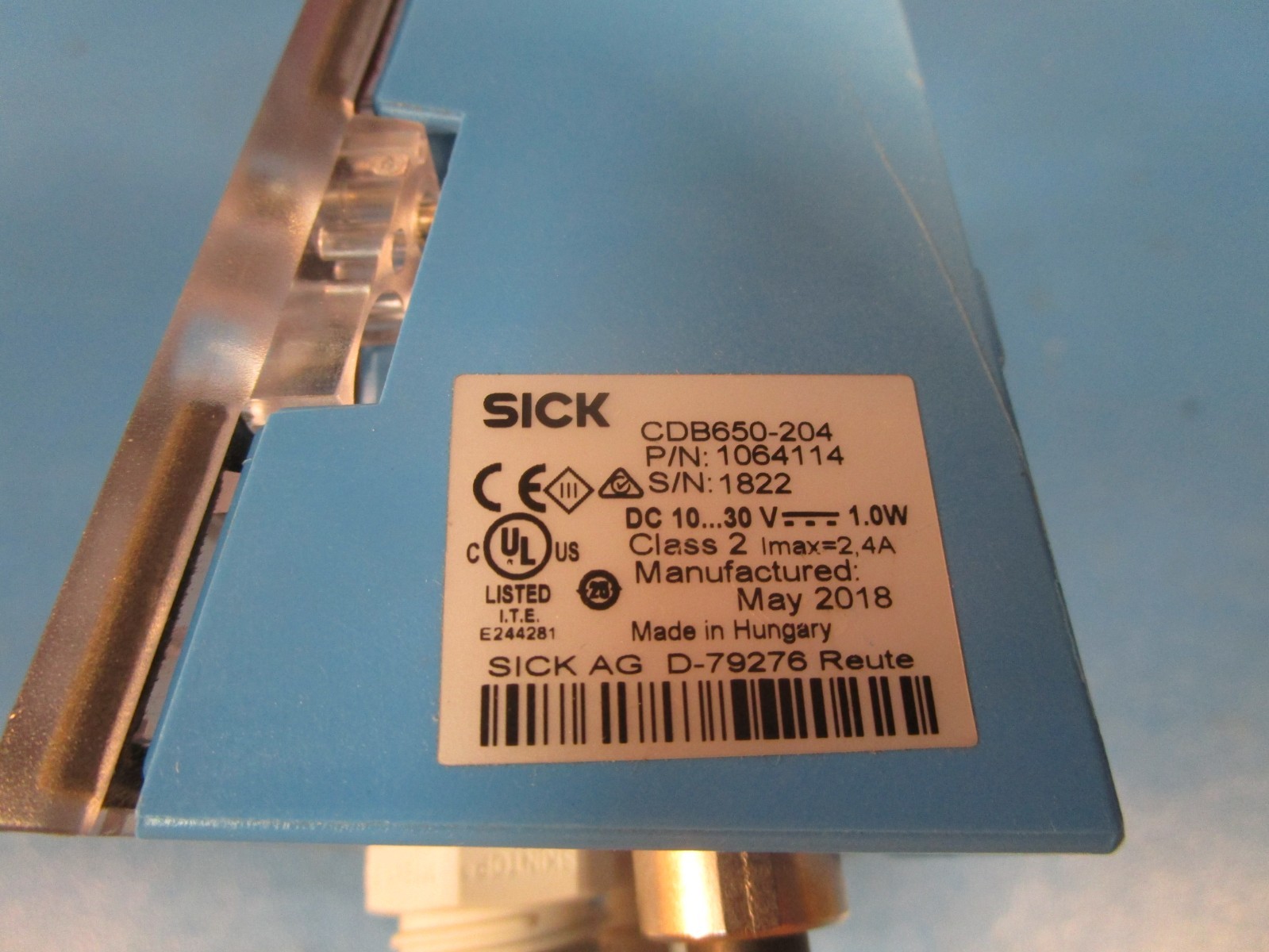 USED Sick CDB650-204, 1064114 Connection Module, CMC600-101, 1042259