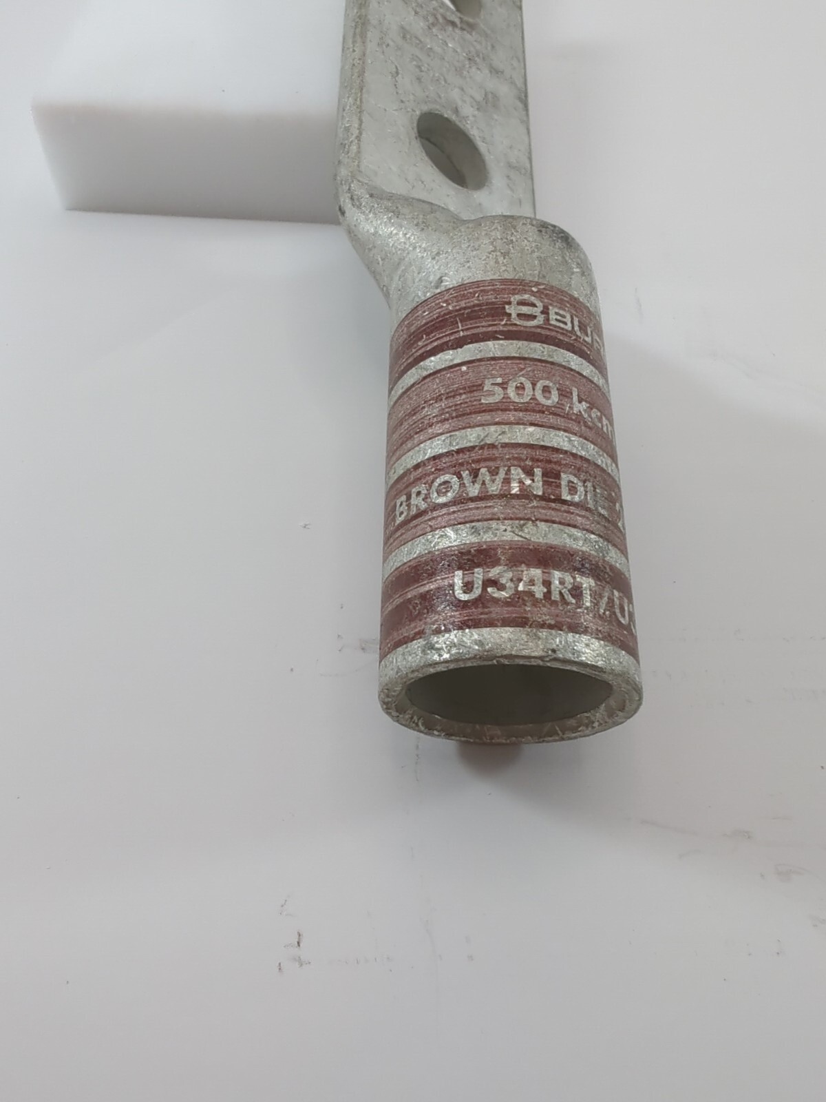 Burndy Crimp Lug YAZ34-2N 500 KCMIL N500 Brown Die 299/20