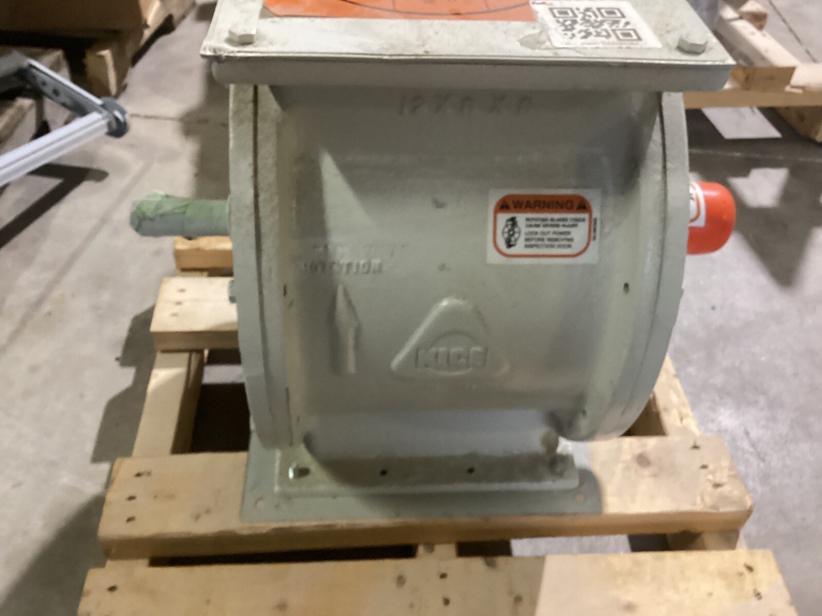 Kice Industries VJ 12x8x8 Rotary Airlock