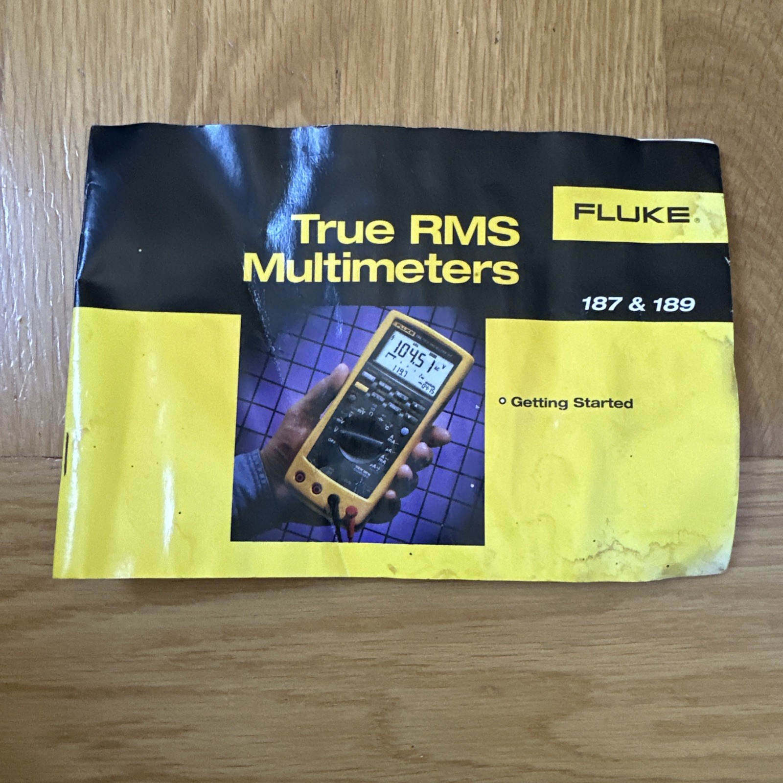 FLUKE 187 & 189 TRUE RMS MULTIMETERS USER’S MANUAL (English Language)