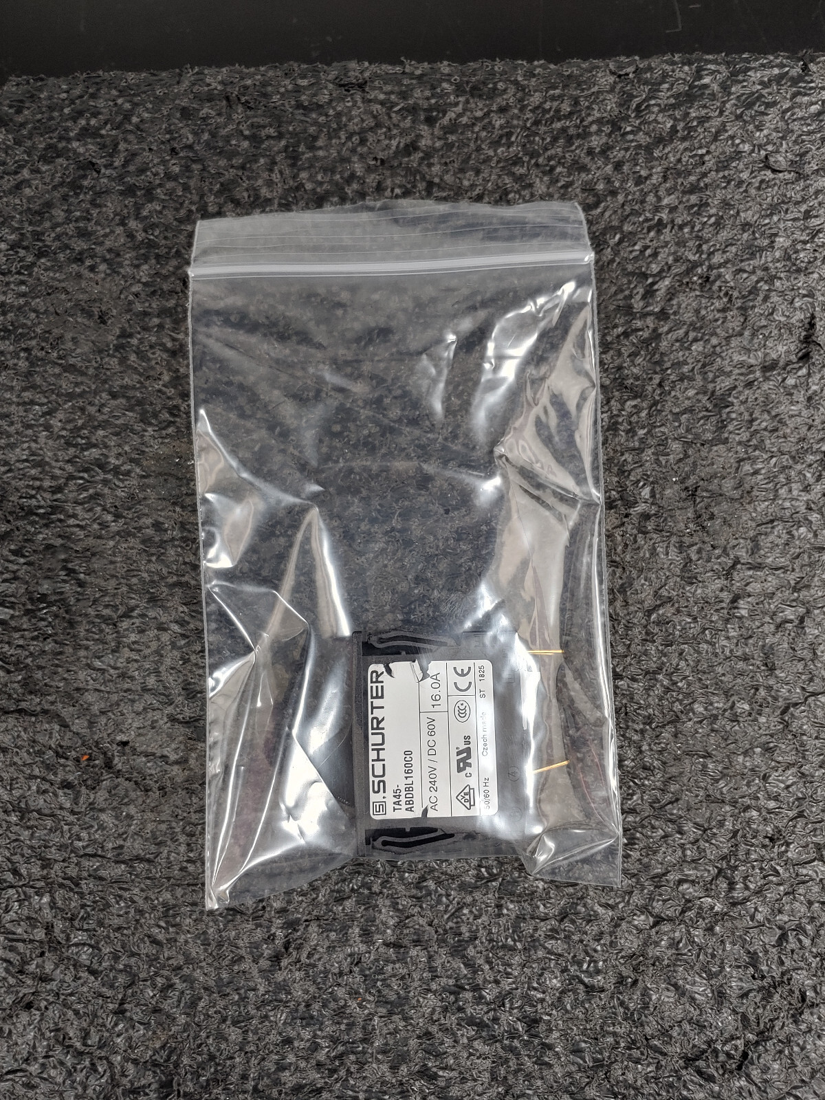 SCHURTER TA45-ABEBL160C0 TA45 Series 2 Pole Rocker Circuit Breaker