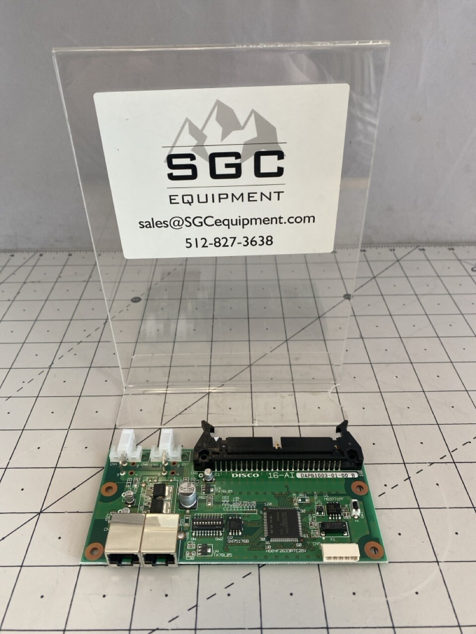 Disco Hi-Tec 16-AI PCB Board TEC-1VM PN: DAPB1003-01-00 REV:B