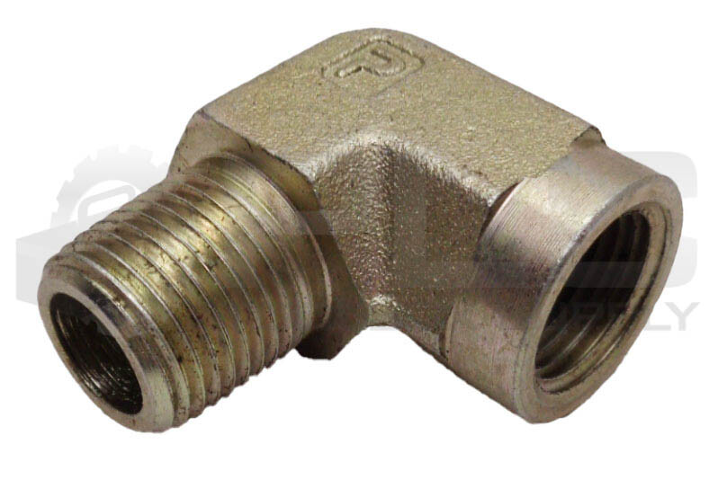 LOT OF 3 NEW PARKER 90 DEGREE ELBOW 11/16″ ID FEMALE 1/2″ ID MALE 13/16″