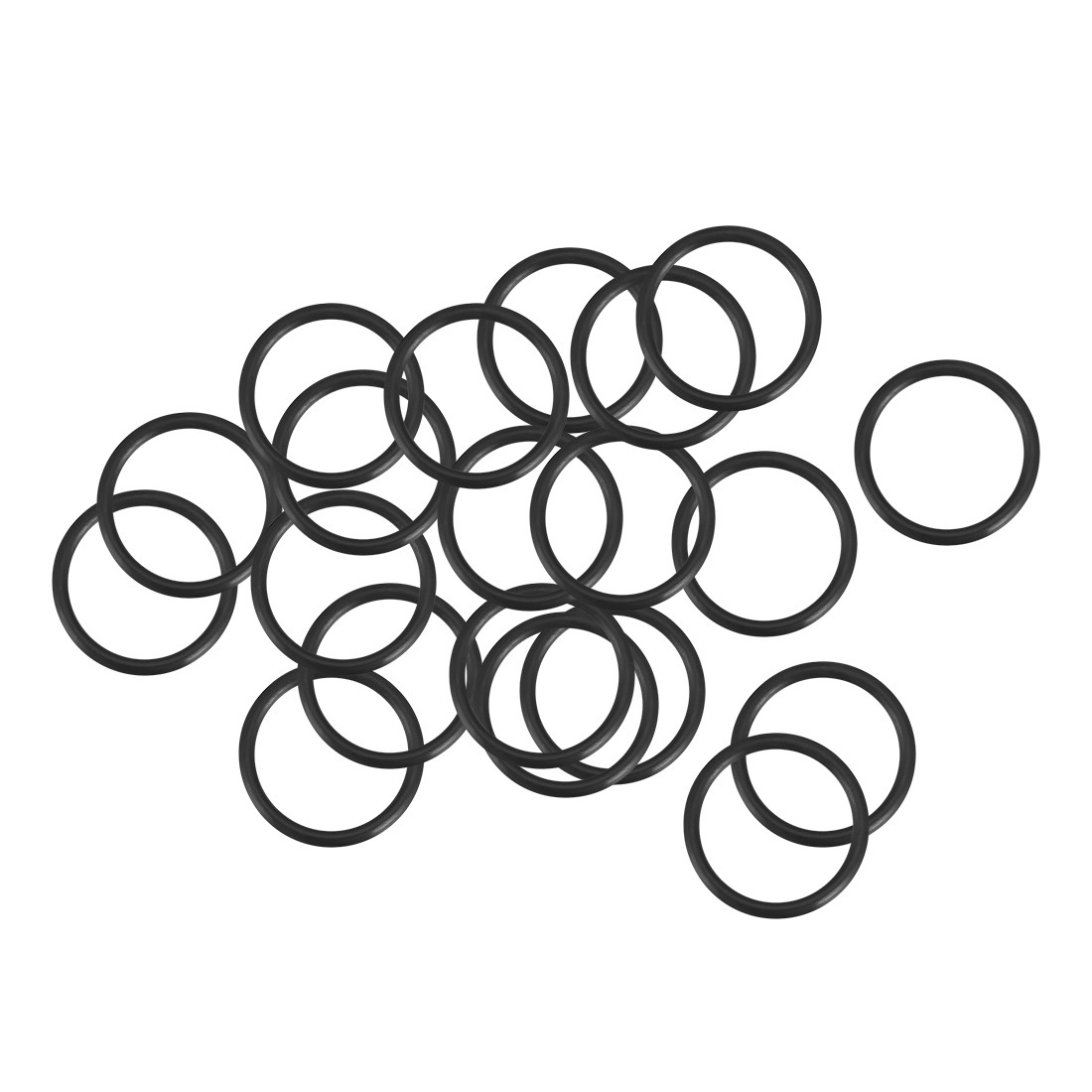 O-Rings Nitrile Rubber 15mmx19mmx2mm Seal Rings Sealing Gasket 20pc