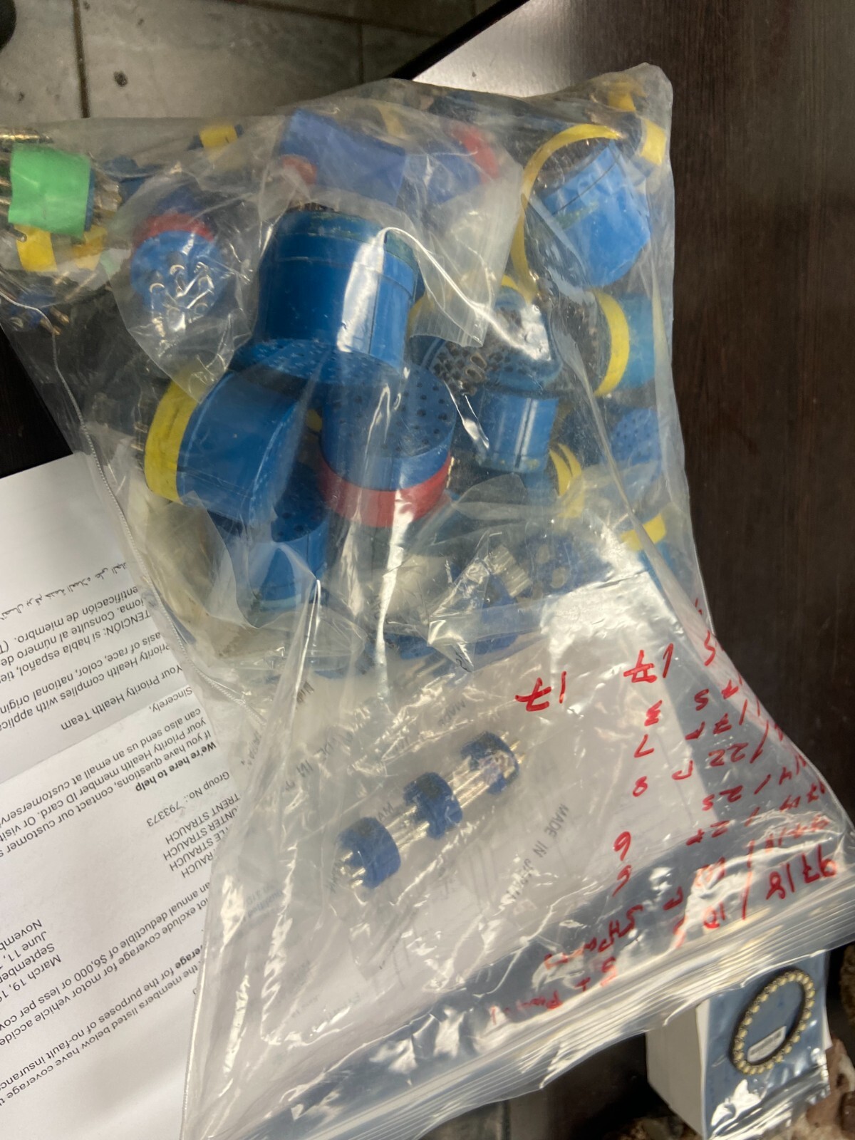 Amphenol Inserts 9718-10, 9714-12, 9722-22P, 9720-17 and 9732-7S