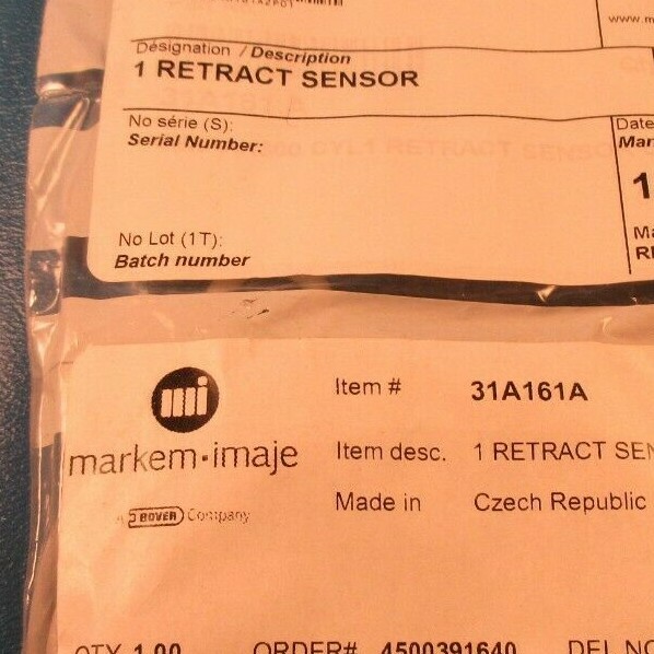 Markem Imaje 31A161A, Retract Sensor, SMC D-B73