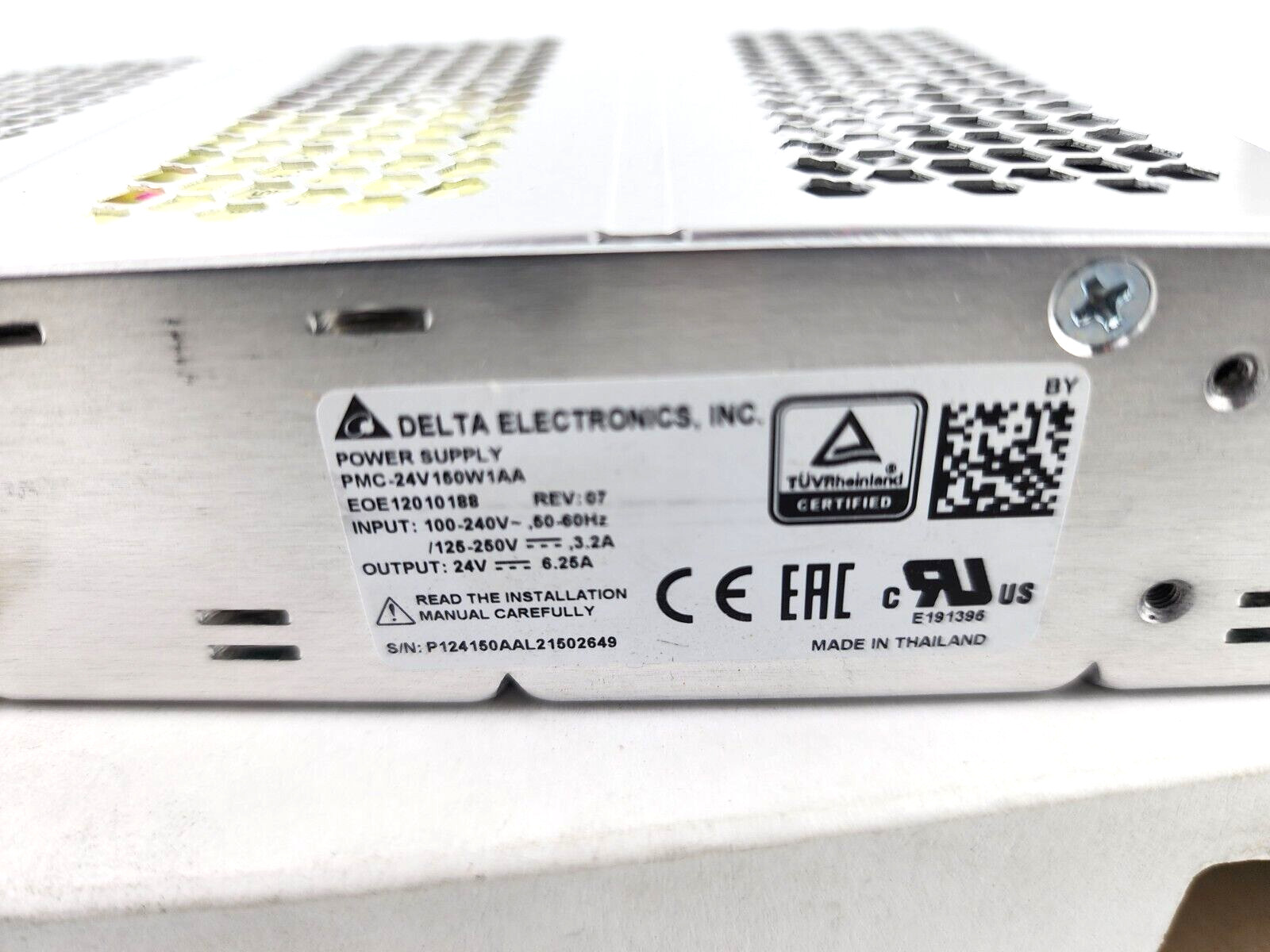Bunn 33363.0012 Power Supply Board Delta 24VDC 6.5A 150W PMC-24V150W1AA