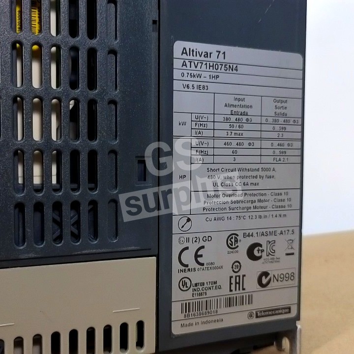 SCHNEIDER ELECTRIC ATV71H075N4