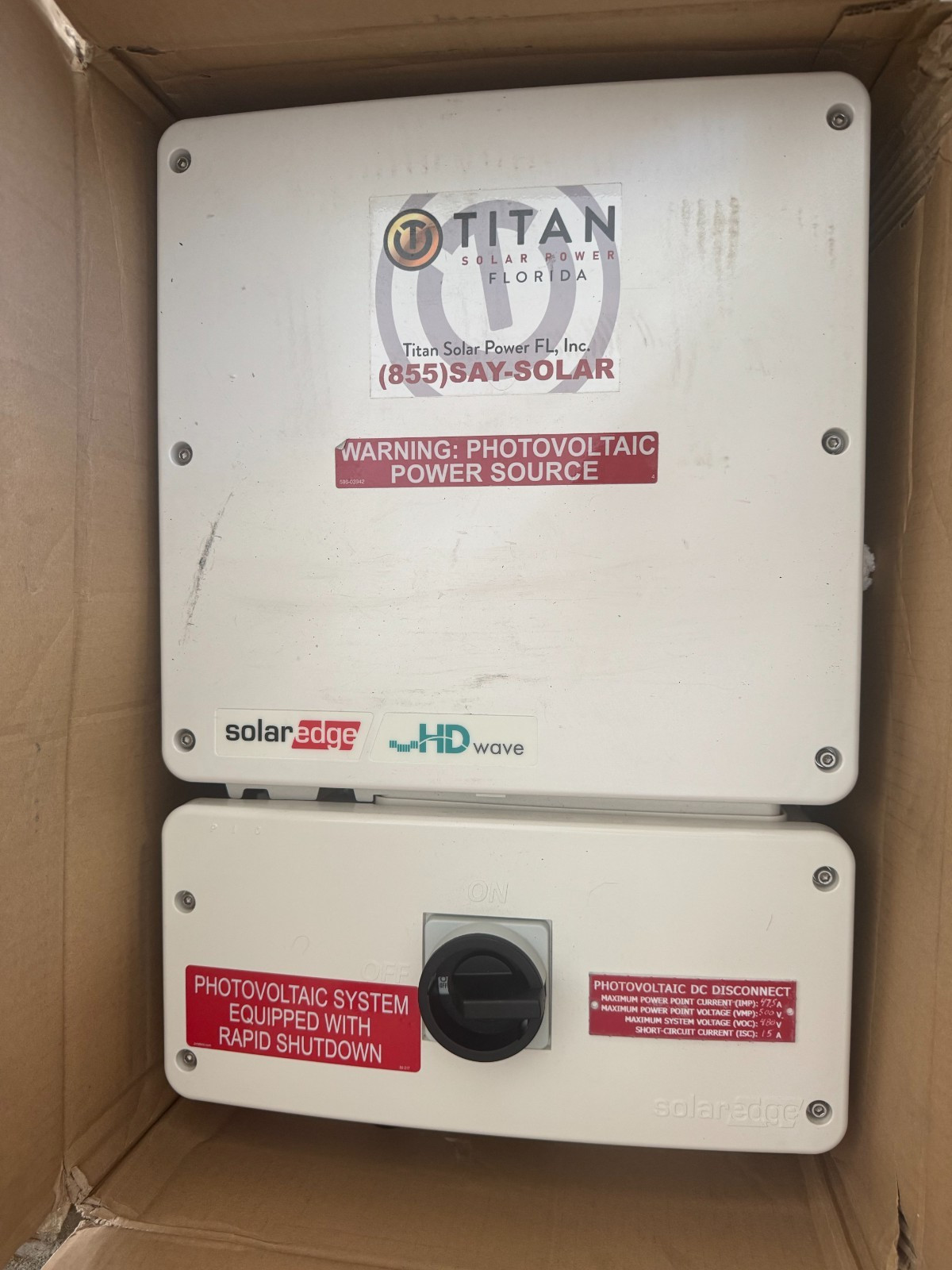 SolarEdge Solar Inverter SE11400H-US000BEU4 UNTESTED