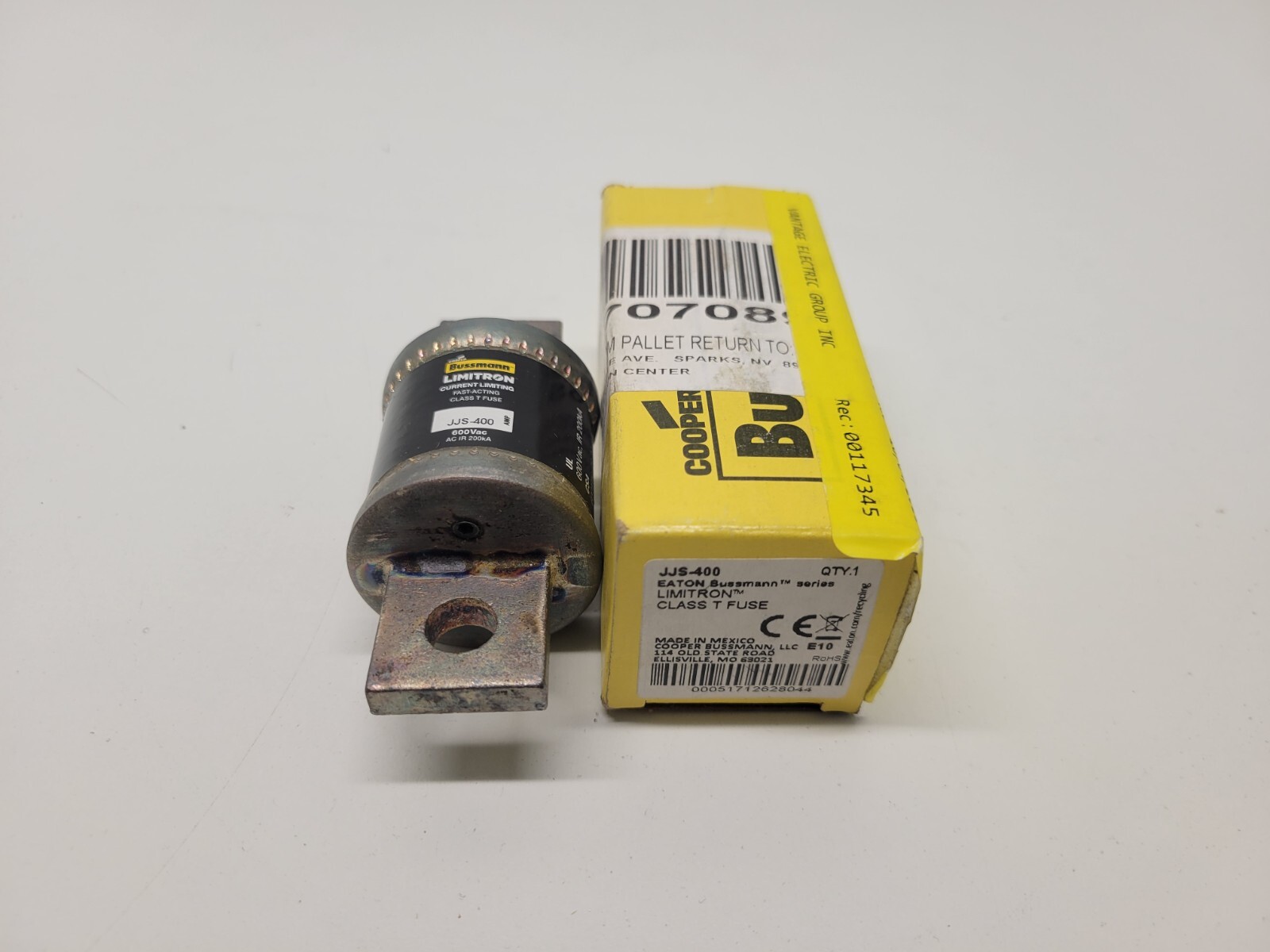 NEW OLD STOCK! COOPER BUSSMANN 400A LIMITRON FUSE JJS-400