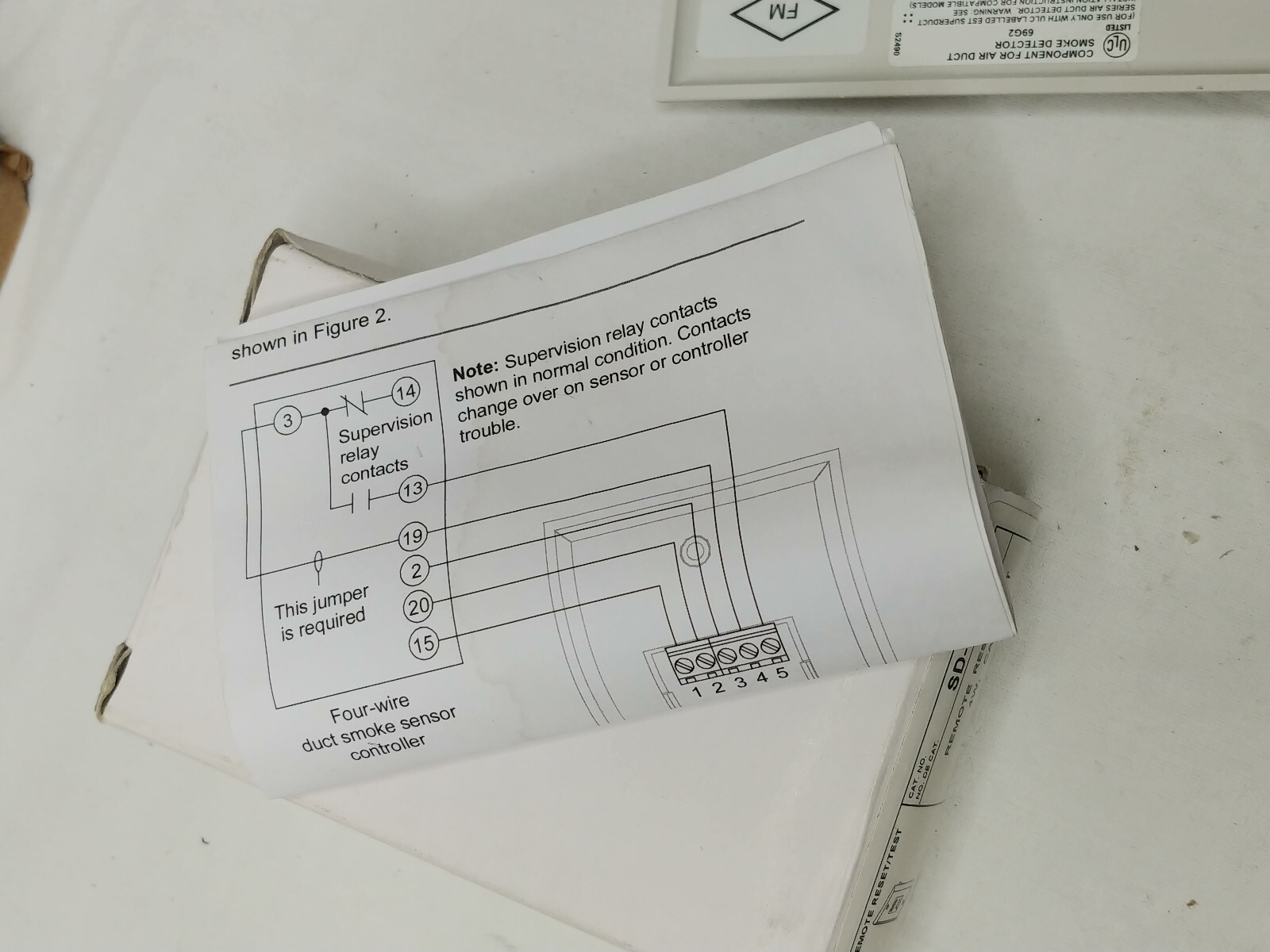 SD-TRK4 EDWARDS Remote Reset/Test 4W, Cat45