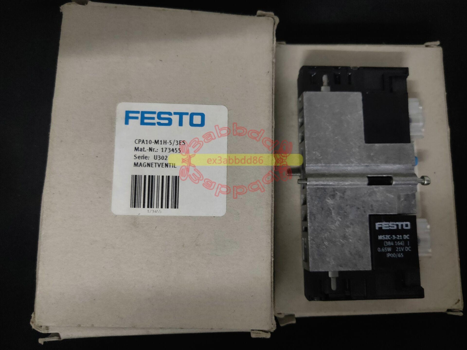 1PCS NEW FESTO CPA10-M1H-5/3-ES 173455 solenoid valve