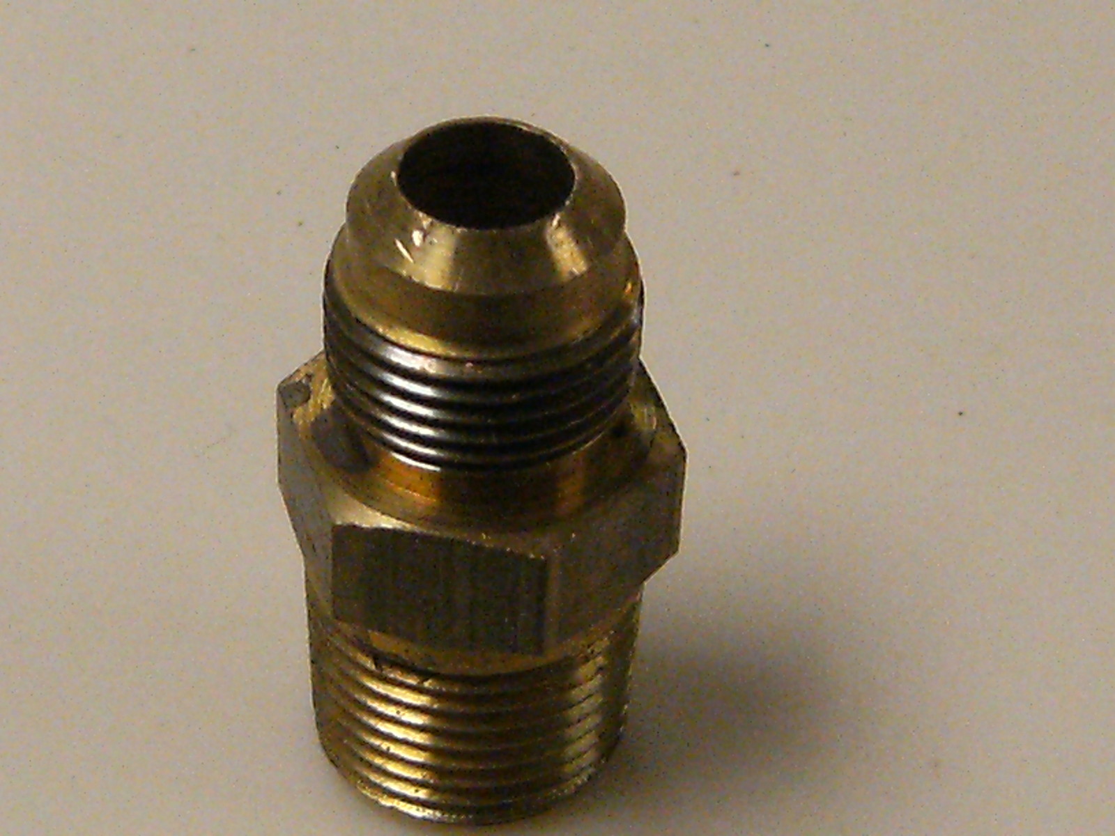1/2×1/2 MALE CONNECTOR SAE 45 DEG FLARE BRASS ADAPTER 1/2″x1/2″