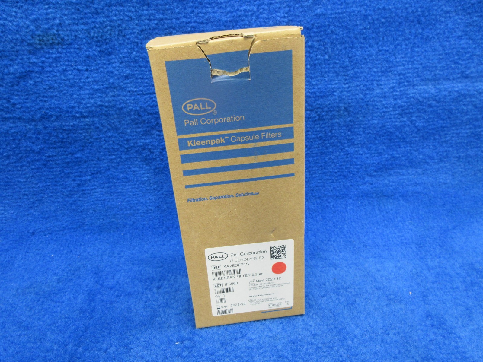 Pall Fluorodyne EX Kleenpak Filter KA2EDFP1S 0.2um, new open box, exp 2023-12