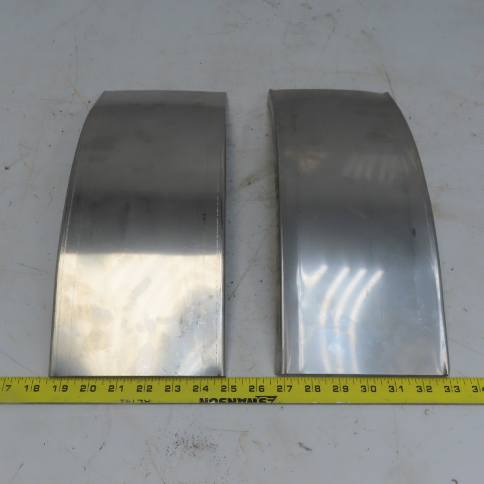 B-Line 808SS6-06-45VO12 Stainless Steel Outide 45° 6″W Cable Tray Cover Lot/2