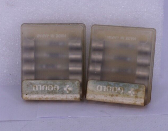 Lot of 10 fuses – GOULD SHAWMUT GDL-3/8 – FUSE 3/8 AMPS 250 VOLTS