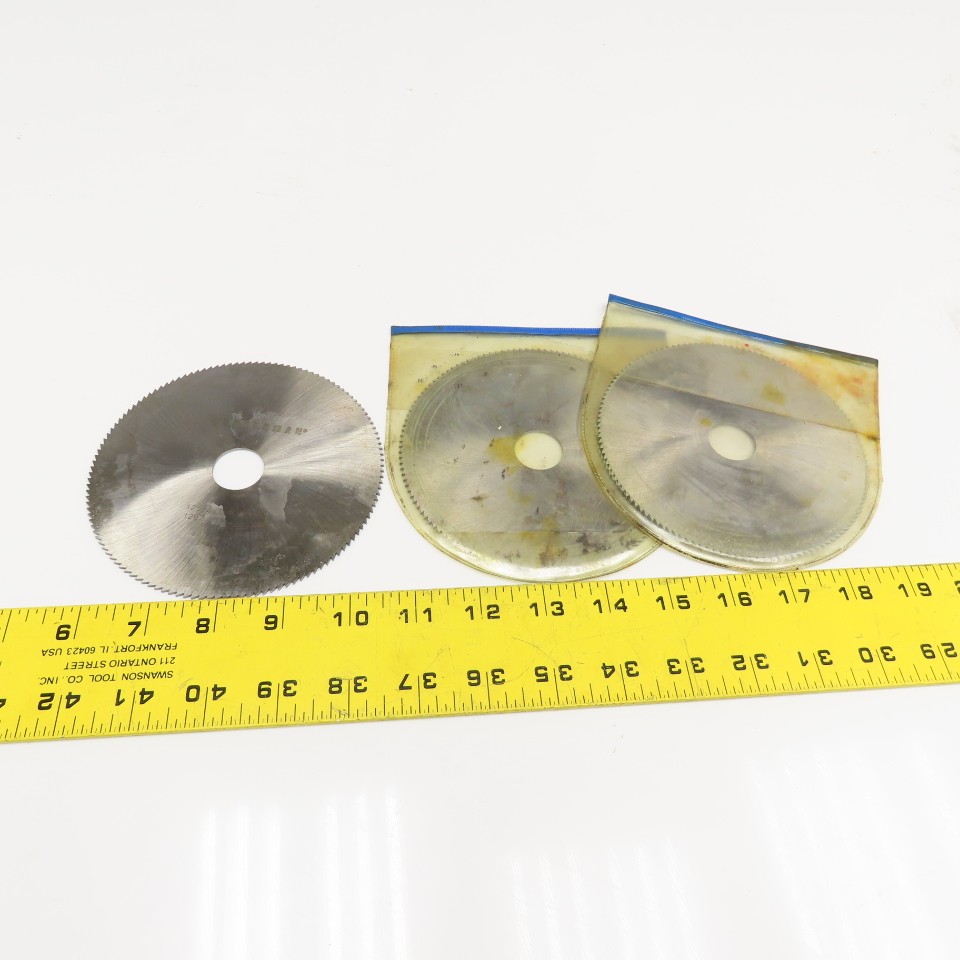 Westerman 125mm OD x 1.5 x 22mm Arbor Straight Tooth Cutting Blade Lot Of 3