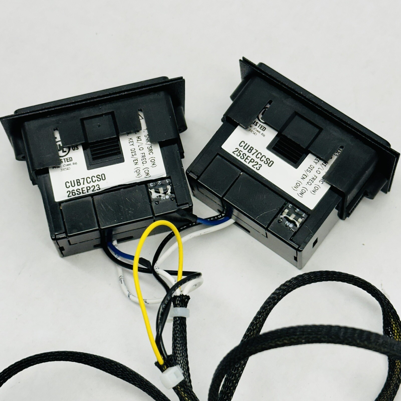 (SET OF 2) RED LION CONTROLS CUB7CCG0 COUNTER LCD 8 DIGITS
