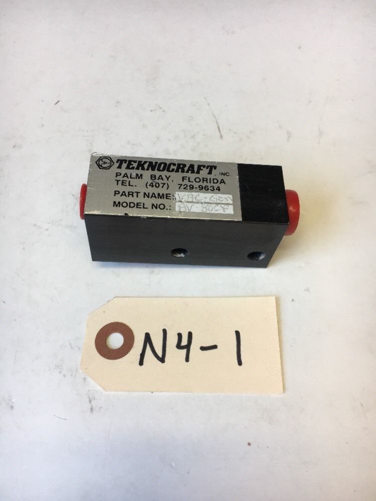 New! Teknocraft Flow Control Valve Vac-Gen AV-80CP *Fast Shipping* Warranty!