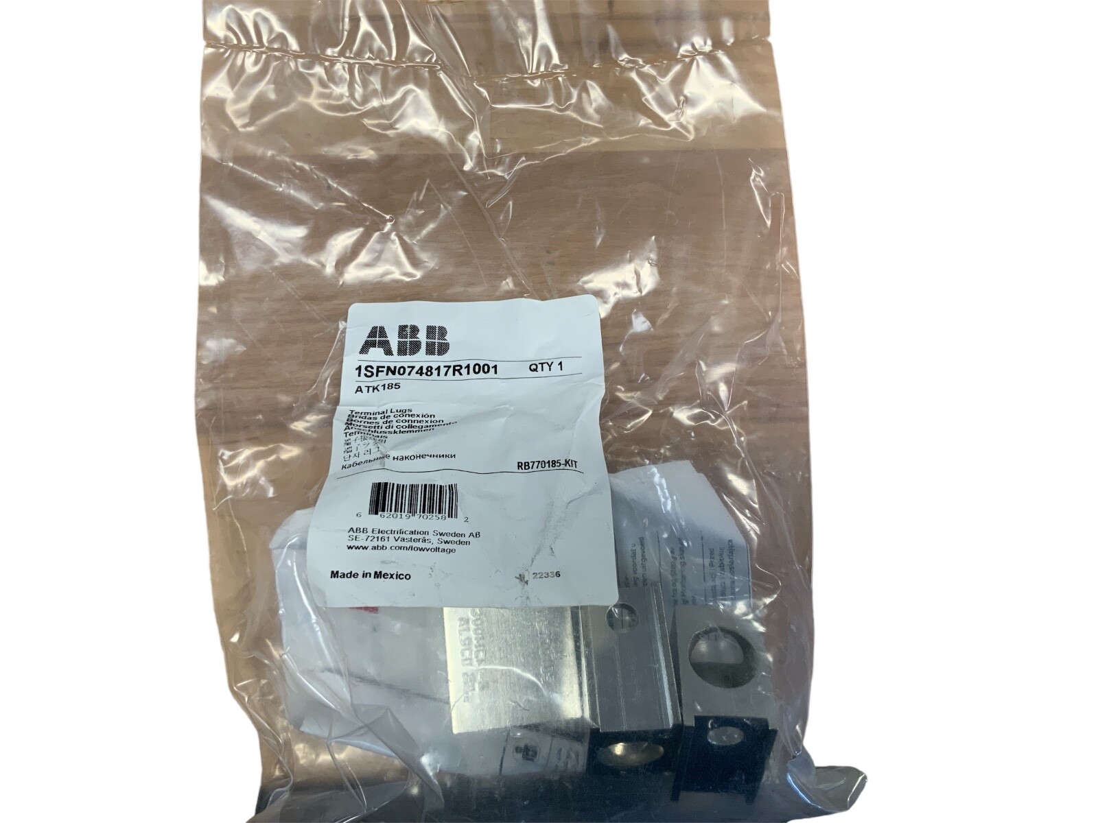 ABB ATK185 ABB-SOFTSTARTERS-LV – ACCESSORIES SPECIFIC TO PSE